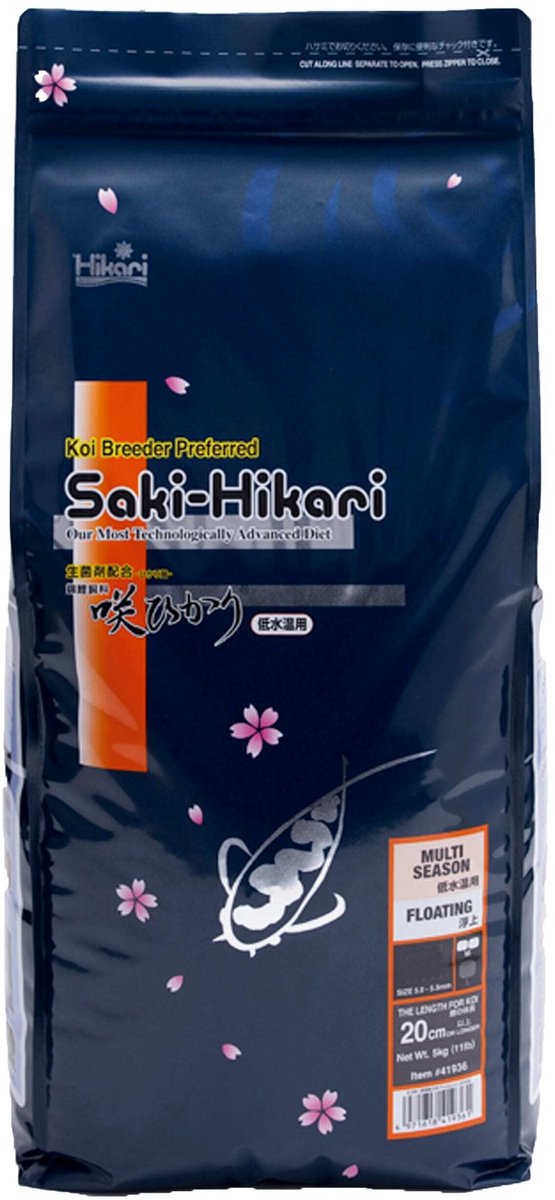 Saki Hikari - Multi Season M - 5 kg - Vissenvoer - Vijvervoer