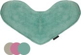 COHOSO® Verzwaringskussen - 3kg – Verzwaard Warmtekussen & Coldpack – Hartvorm – Verzwaringsknuffel Volwassenen & Kind – Lijnzaad – Bamboe + Katoen – Nek en Schoot kussen