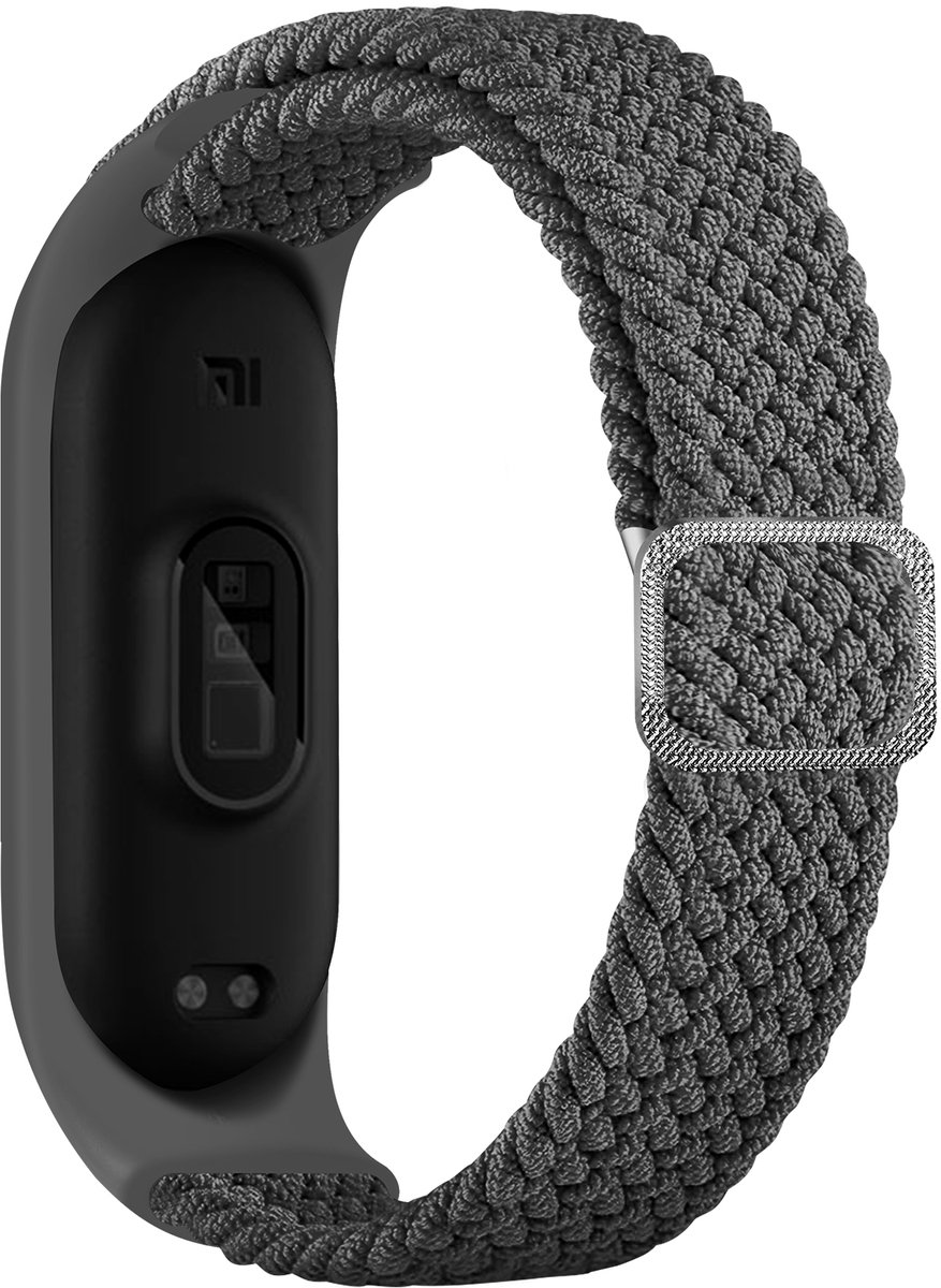 Horlogeband Nylon Geschikt voor Xiaomi Mi Band 3/4/5/6/7/NFC