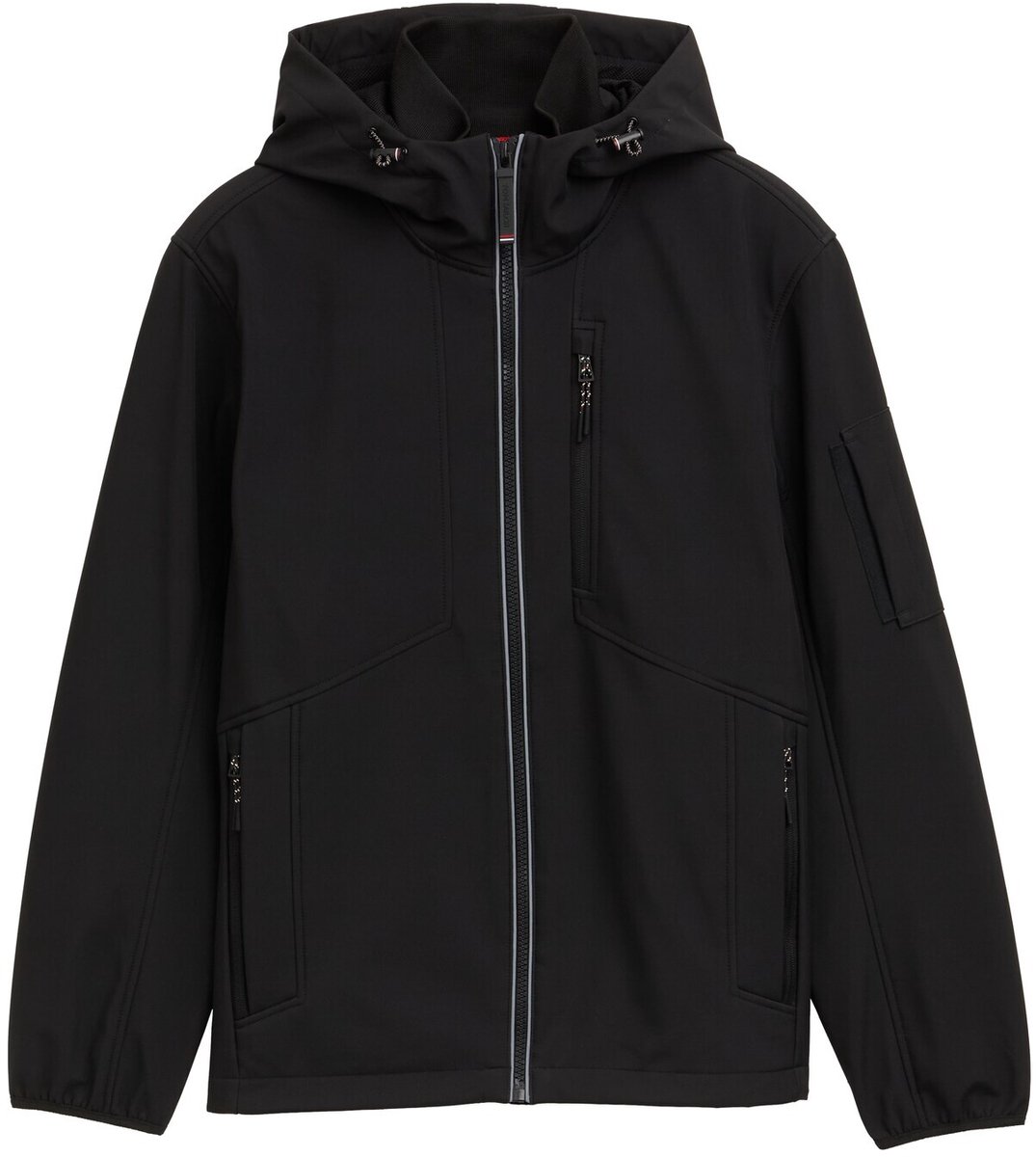 Tom Tailor - Softshell jas met capuchon - Maat S - Black