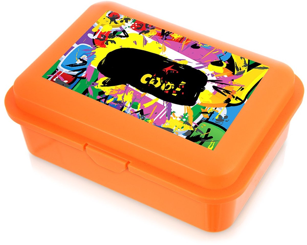 Lunchbox Oranje Cool 750 ml - Bento Box - Broodtrommel