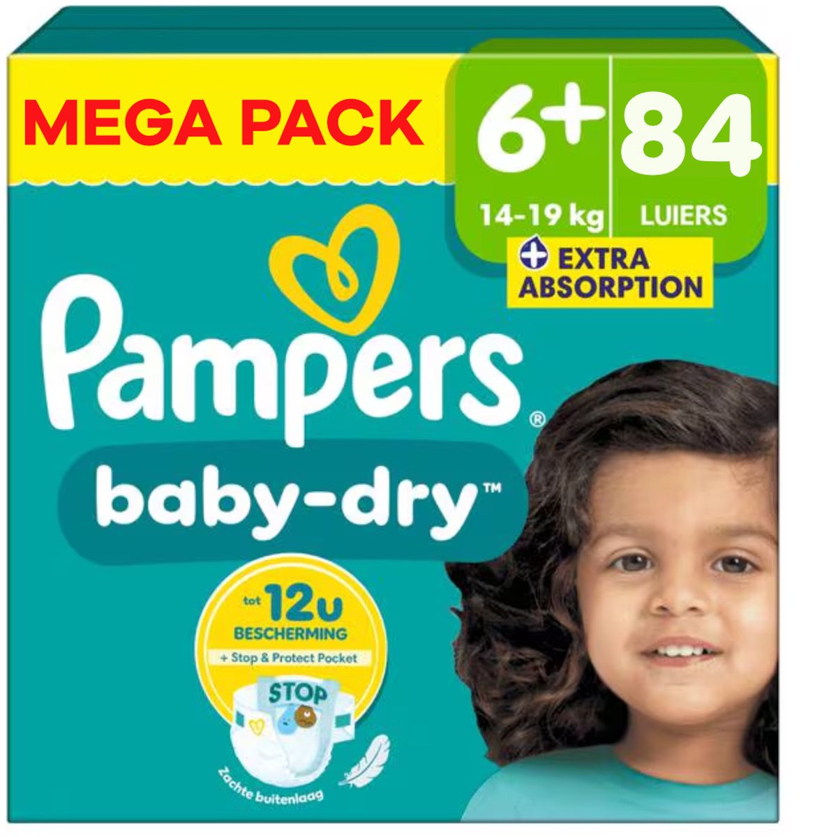Pampers Baby-Dry Maandbox maat 6