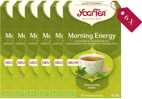 Yogi Tea Morning Energy - tray: 6 stuks