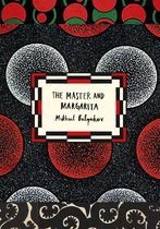 Boekomslag met cirkels en stipjes in rood, wit, zwart en groen. Titel 'The Master and Margarita' en auteur Mikhail Bulgakov in het midden.