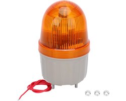 LED-stroboscooplicht van 5W met 220V AC, geel waarschuwingslampje met geluid en verlichting, ideaal voor kantoorgebouwen en scholen voor effectieve alarmmeldingen