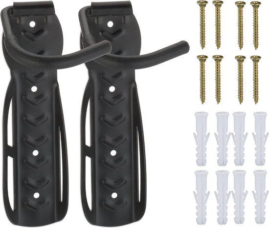 Fietsbeugel Wand - 2 STUKS - Fiets Ophangbeugel - Wandbeugel - Muurhaak - Muurhanger - Fiets Ophangsysteem - Fietsbeugel 2x van Merkloos — afbeelding 3