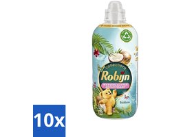 Robijn Collections - Wasverzachter - Kokos - 1,25L - 50 Wasbeurten - Bulkverpakking - 10 stuks