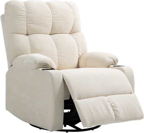 ViaEcom Massagestoel Elektrisch Beige 1 Persoon - ViaEcom - €483,95