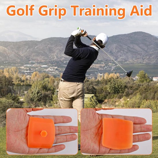BOXOB 2Pcs Golf Training Grip Aid, Silicone T-Grip Golf Trainer Swing Training Tool Correct Posture Muscle Memory Exercise Equipment for Indoor and Outdoor Training Improved — afbeelding 3