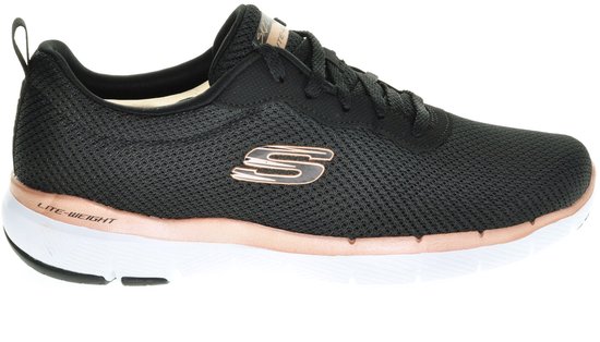 skechers air element black rose gold