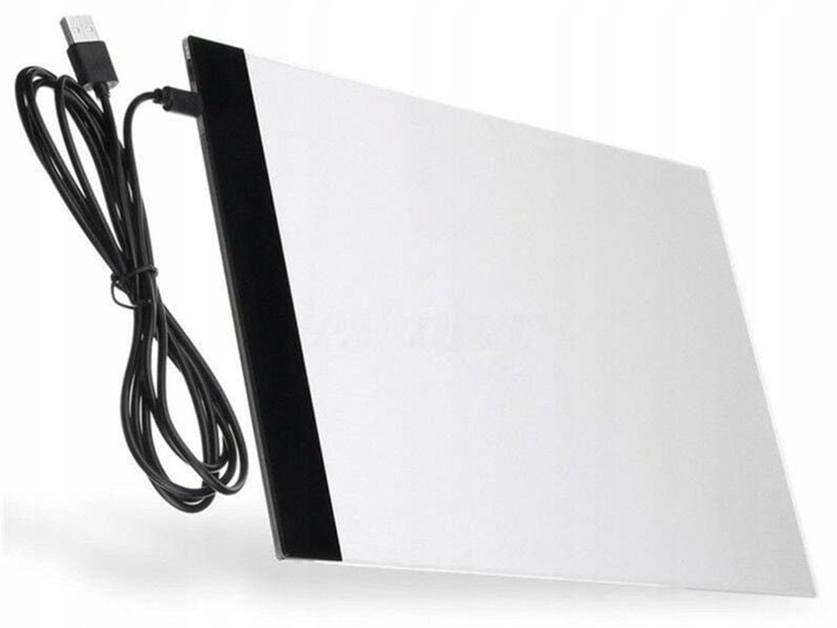 A4 Led Light Table, Magnetic Pad Ultradunne Lichtplaat Tekening Type C Interface Box Instelbare Helderheid Voor Diamond Painting Tracing Schetsen Kopieren Animatie 1126285051