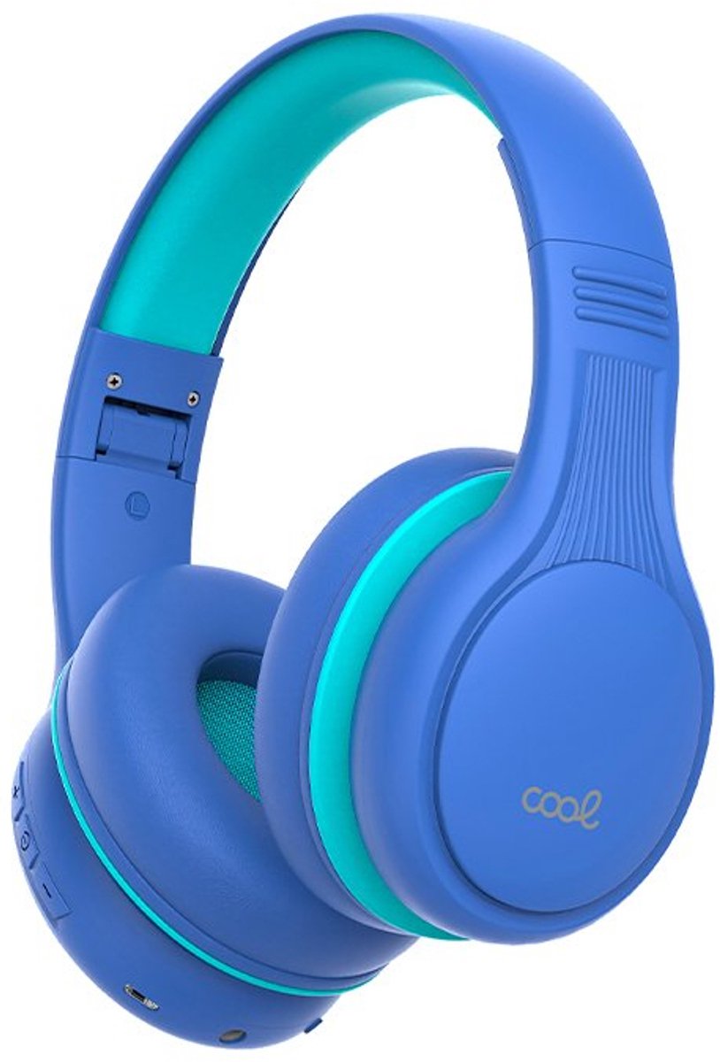 COOL Accesorios 8434847069807 Headset Bedraad en draadloos Hoofdband Gesprekken/Muziek/Sport/Elke dag USB Type-C Bluetooth Blauw