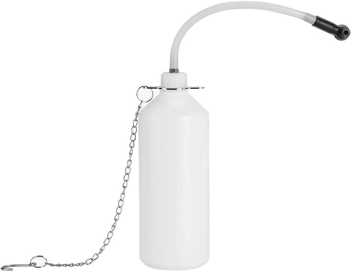 Allecto Plus - Remvloeistoftank 1 L - Remvloeistofreservoir - Ventilatie - Wielremrubberconnector - Remvloeistof bijvullen - Remsysteem onderhoud - Remvloeistof vervangen - 1 liter capaciteit.