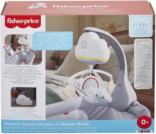 Fisher-Price Regenboog Muziekmobiel voor Wieg of Babybedje van Fisher Price — afbeelding 3
