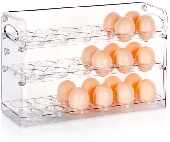 Eierdoos voor 36 Eieren - Eierbox - Eierhouder voor Koelkas - Organizer - Eierrek