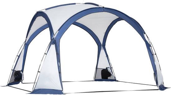 Outsunny-Tentzeilen-Polyester-350x350x230cm-Wit