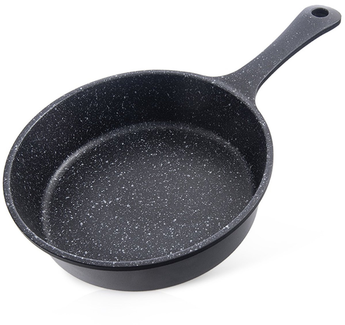 Koekenpan Graniet GRANDE 18 cm, 1 l - Multifunctionele Pan voor Vlees - Groenten
