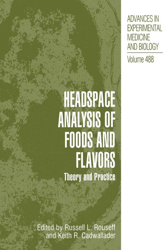 Headspace Analysis of Foods and Flavors: - cover