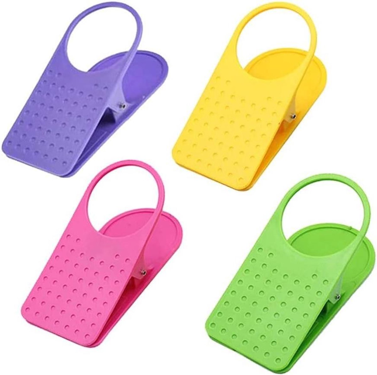 Allecto Plus - Multifunctionele bekerhouder clip voor bureau en tafel - Draagbare flessenhouder - Zijdelingse flessenbekerstandaard voor thuis en kantoor - Drinkwater en koffiekophouder met clip