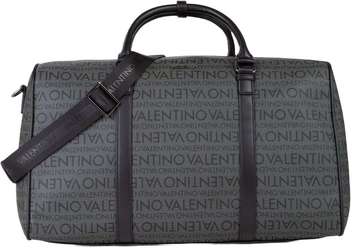 VALENTINO reistas Billion Duffel Bag Grigio / Nero grijs