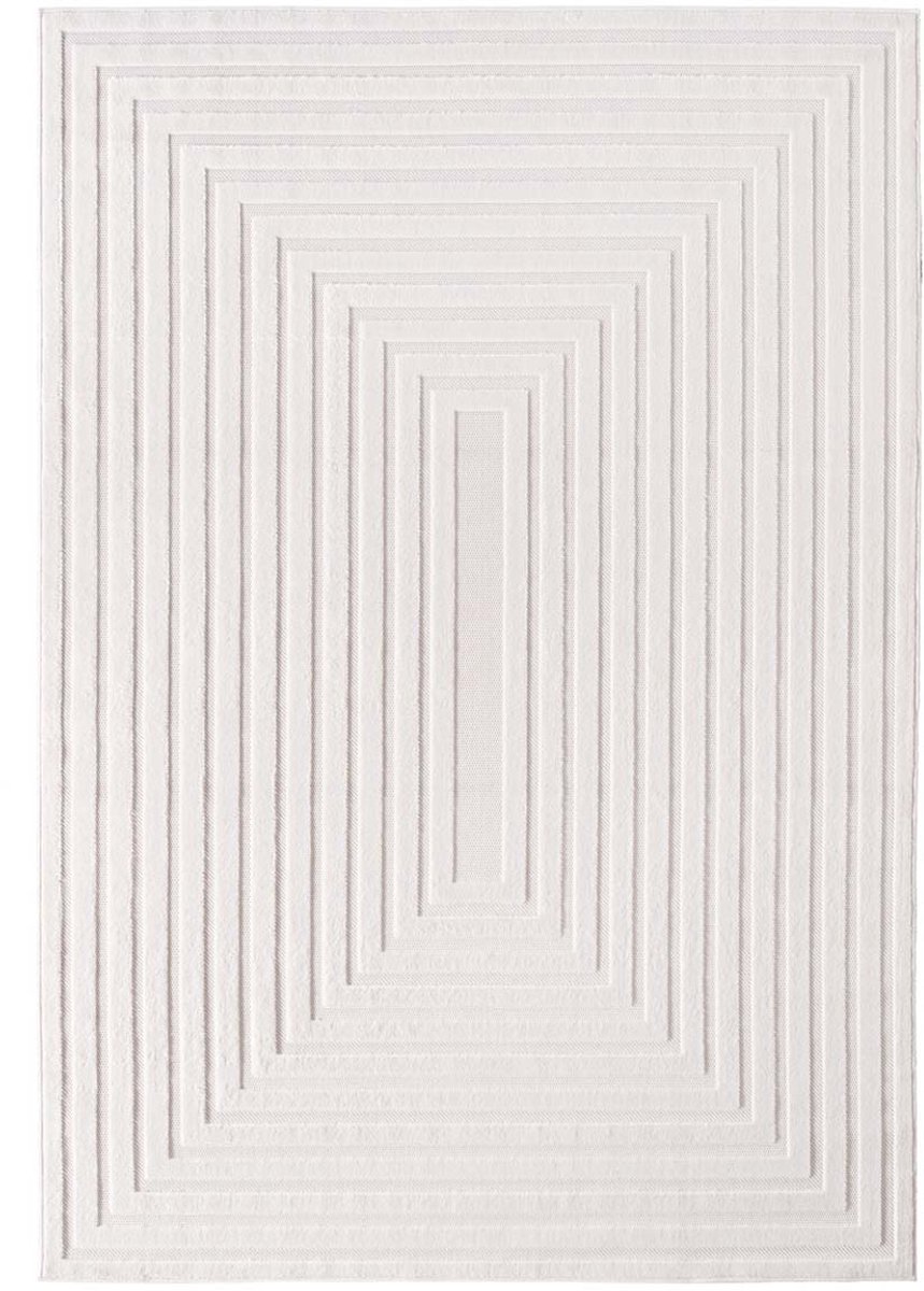 Buitenkleed - Elvora Frame crème 280x370 cm