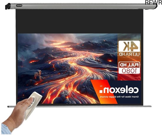 Écran de projection motorisé RFWR® 240 x 135 cm pour home cinéma et ...