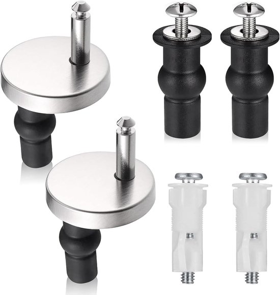 Wc bril bevestiging wc-deksel reserveonderdelen wc-deksel toiletbril reserveonderdelen onderdelen voor wc-bril wc-bril bevestigingen van bovenaf reserveonderdelen wc-bril wc-bril scharnieren
