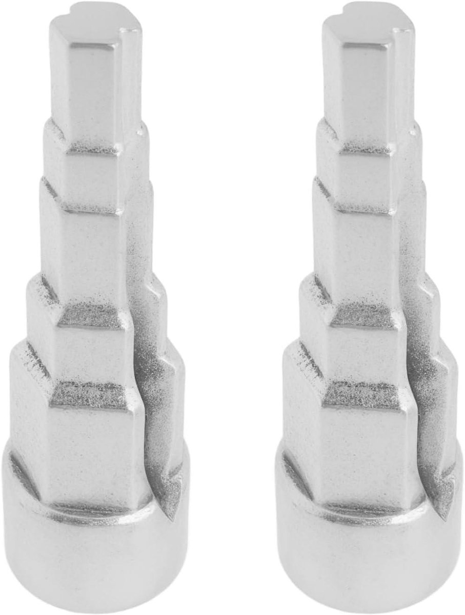 Allecto Plus - Radiatorsleutel met Vierkante Aandrijving voor Thermostaten - Sanitair Gereedschap - 2 Stuks - 85x13mm