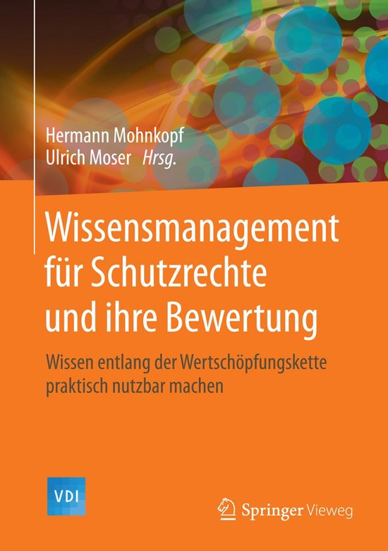 Wissensmanagement fuer Schutzrechte und ihre Bewertung - cover