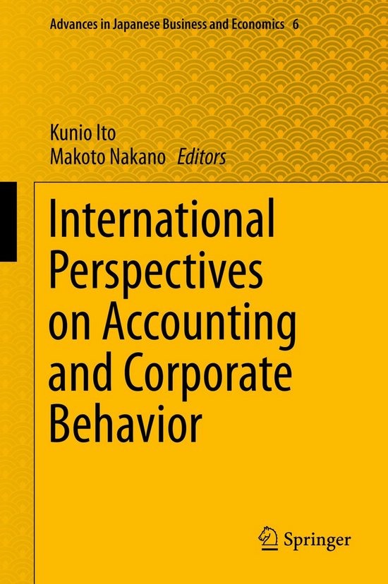 International Perspectives on Accounting and Corporate Behav ... - cover