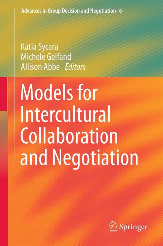 Advances in Group Decision and Negotiation- Models for Inter ... - cover