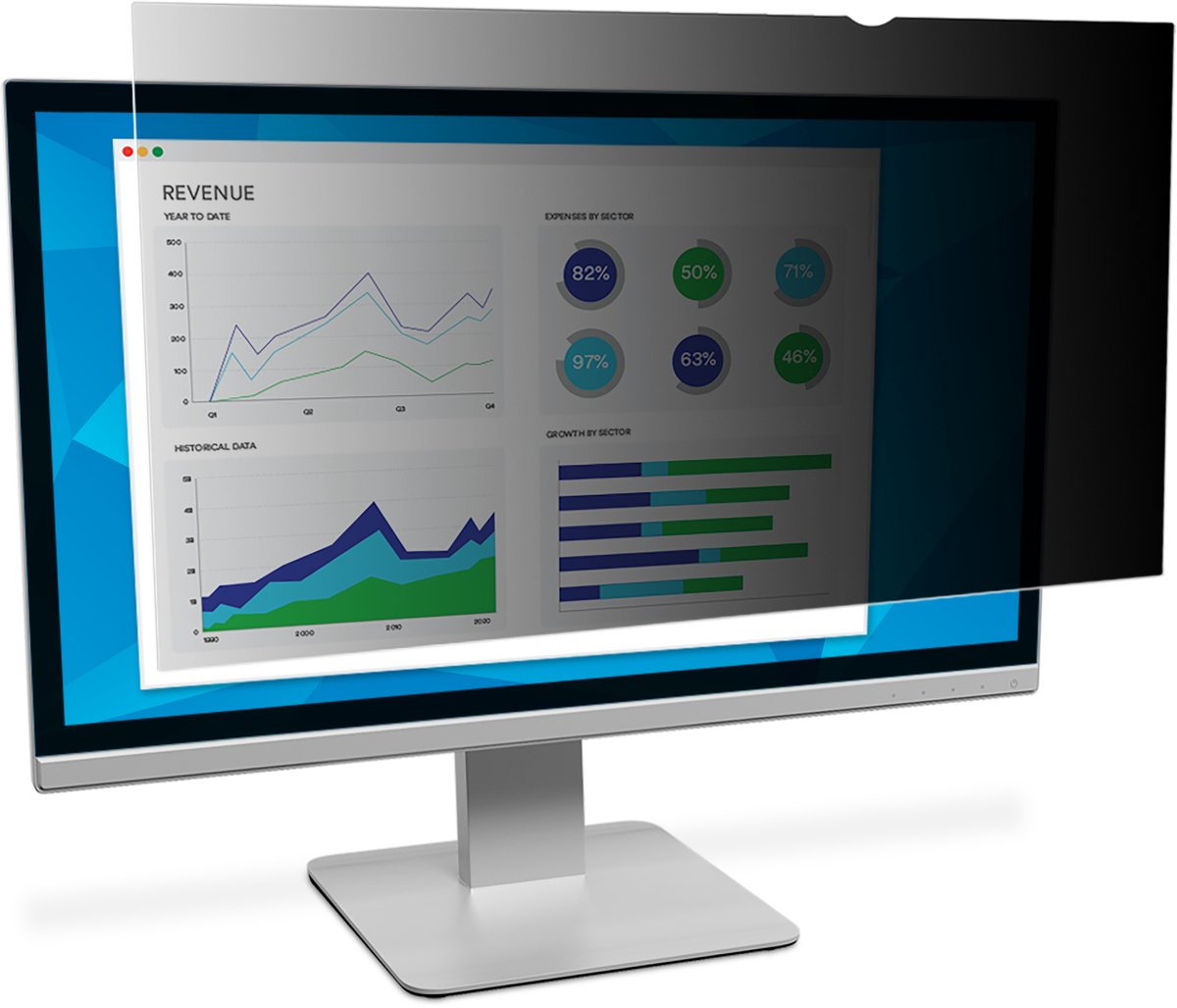 3M Privacy Filter voor 40in Volledig Scherm Monitor, 21:9, PF400W2E