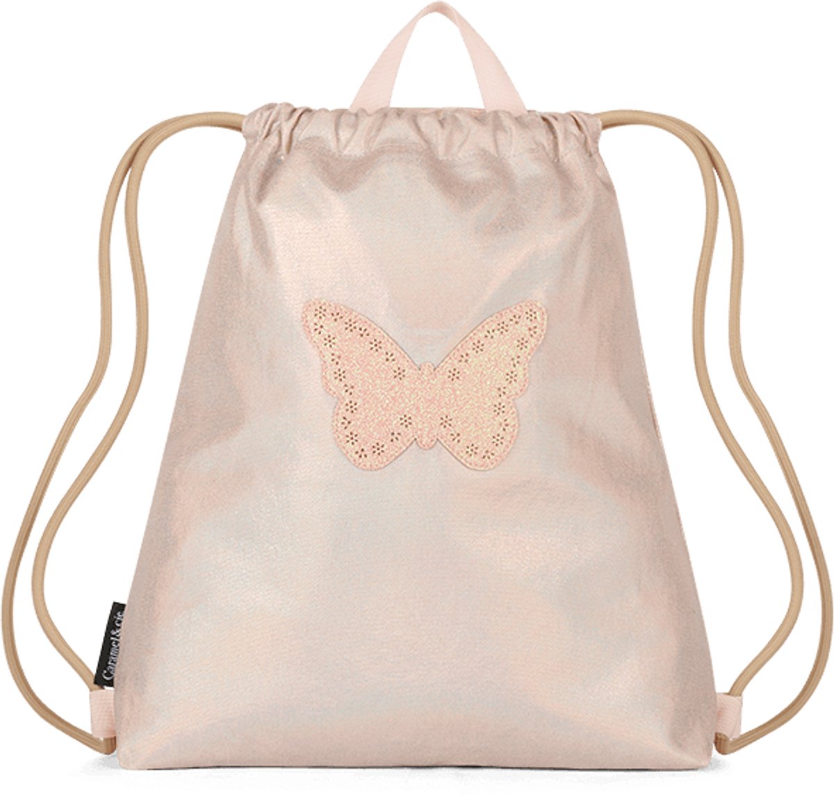 Caramel & Cie Zwem-/Turnzak Pink Iridescent Butterfly - Roze