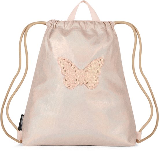 Caramel & Cie Zwem-/Turnzak Pink Iridescent Butterfly - Roze