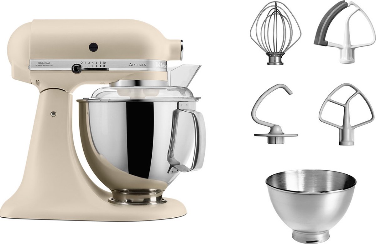 KitchenAid Artisan 5KSM175PSEFL - Crème keukenmachine thumbnail 2