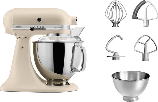 KitchenAid Artisan 5KSM175PSEFL - Keukenmachine - Crème van KitchenAid — afbeelding 2