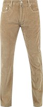 Pierre Cardin - Pantalon Lyon Future Flex Velours Côtelé Beige - Homme - Taille W 31 - L 34 - Coupe Moderne