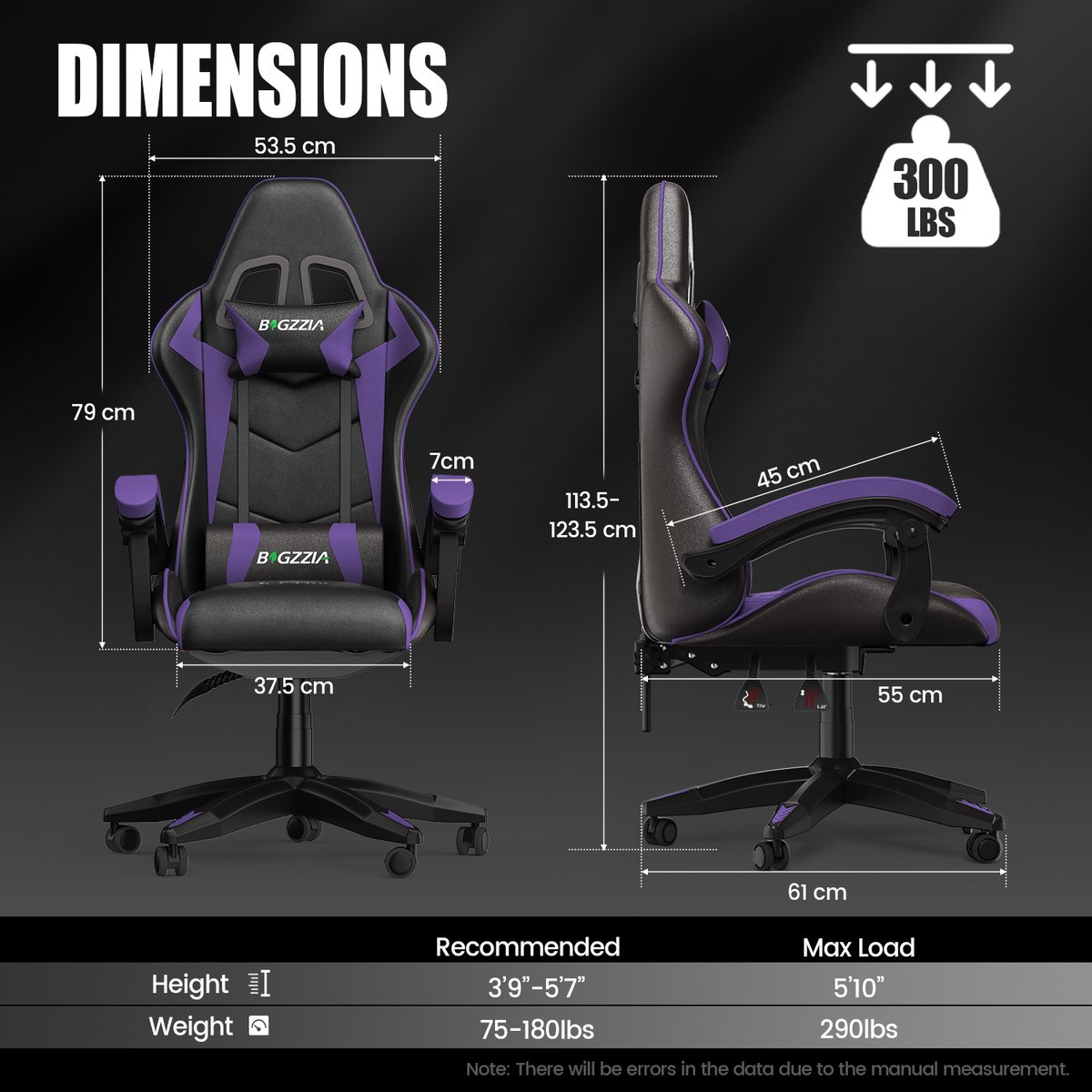 Bigzzia Gamingstoel - Ergonomische - afbeelding 2