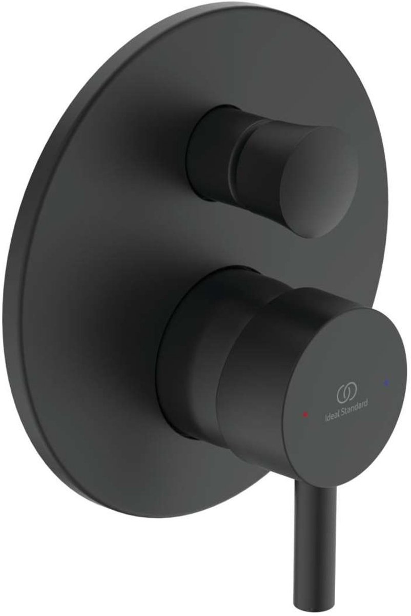 Ideal Standard CeraLine - Inbouwkraan voor 2 uitgangen, zwart BD139XG