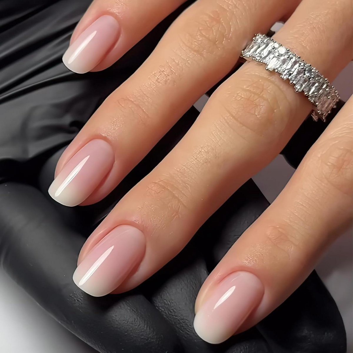 24 stuks Franse press-on nagels - set van 2 stuks om op te plakken