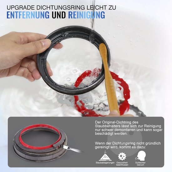 Bac à Poussière De Rechange Pour Aspirateur HKoenig UP600/UP810 - Réservoir Portable
