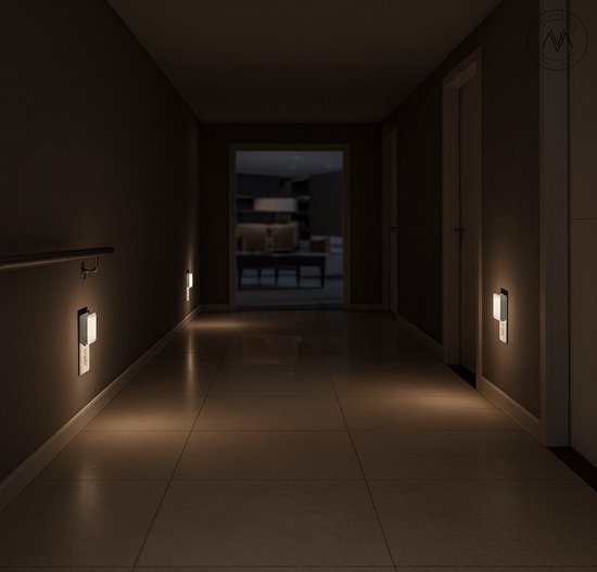 Velours Max® - Nachtlampje - Nachtlampje Met Dag/Nachtsensor - Nachtlampje Stopcontact - Plugin Ledlamp - Warm Licht - Dimbaar - Baby - Kinderen - Peuter - Nachtlampje Volwassenen - Nachtlampje Kinderen - Nachtlampje Baby - Lampen - Lampjes - Kind van Merkloos — afbeelding 4