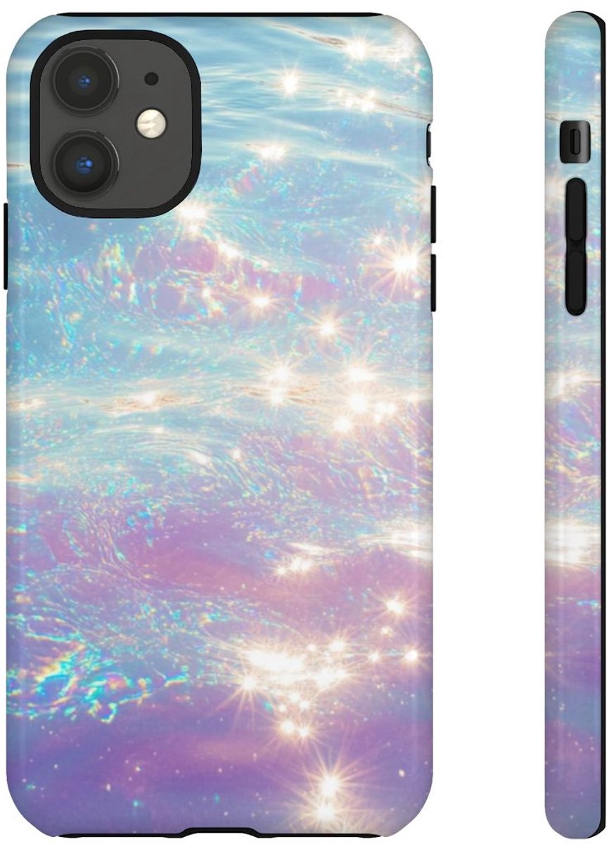 Iridescerend Waterglans Ontwerp – Telefoonhoesje Geschikt voor iPhone 11