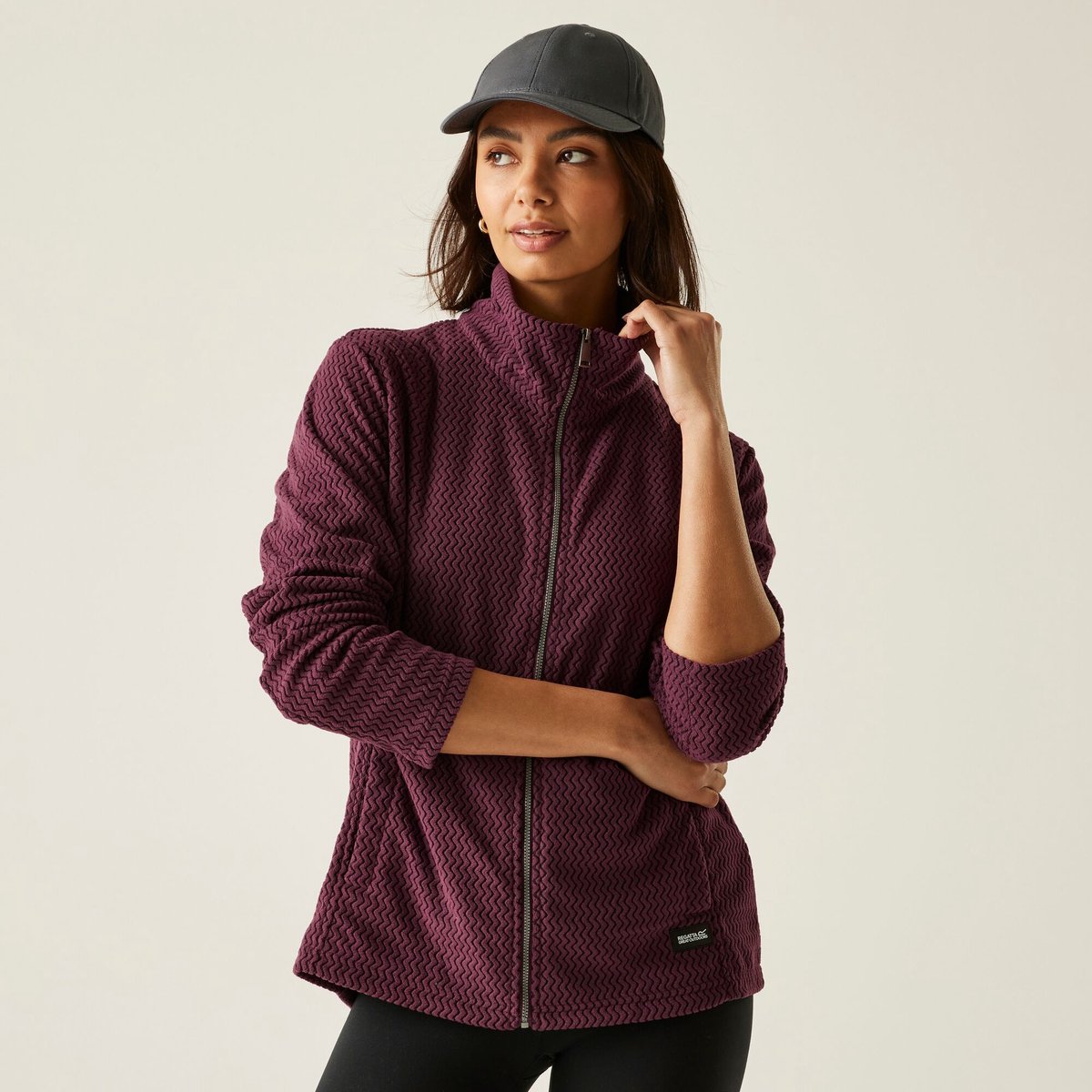 Heidy isolerend fleece vest voor dames Purper