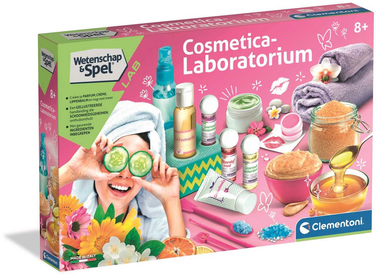 Clementoni Wetenschap & Spel - Cosmeticalaboratorium - Experimenteerdoos - STEM-speelgoed