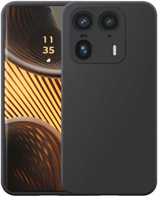 Coque de protection Flexible en Siliconen TPU pour Motorola Edge 50 Ultra - Zwart - Compatible avec Motorola Edge 50 Ultra