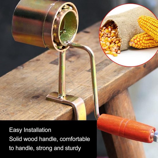 Corn Quick Husker,Hand Crank Corn Thresher Manual Corn Sheller Corn Peeling Tool Corn Stripper Tool Kitchen Gadgets — afbeelding 2
