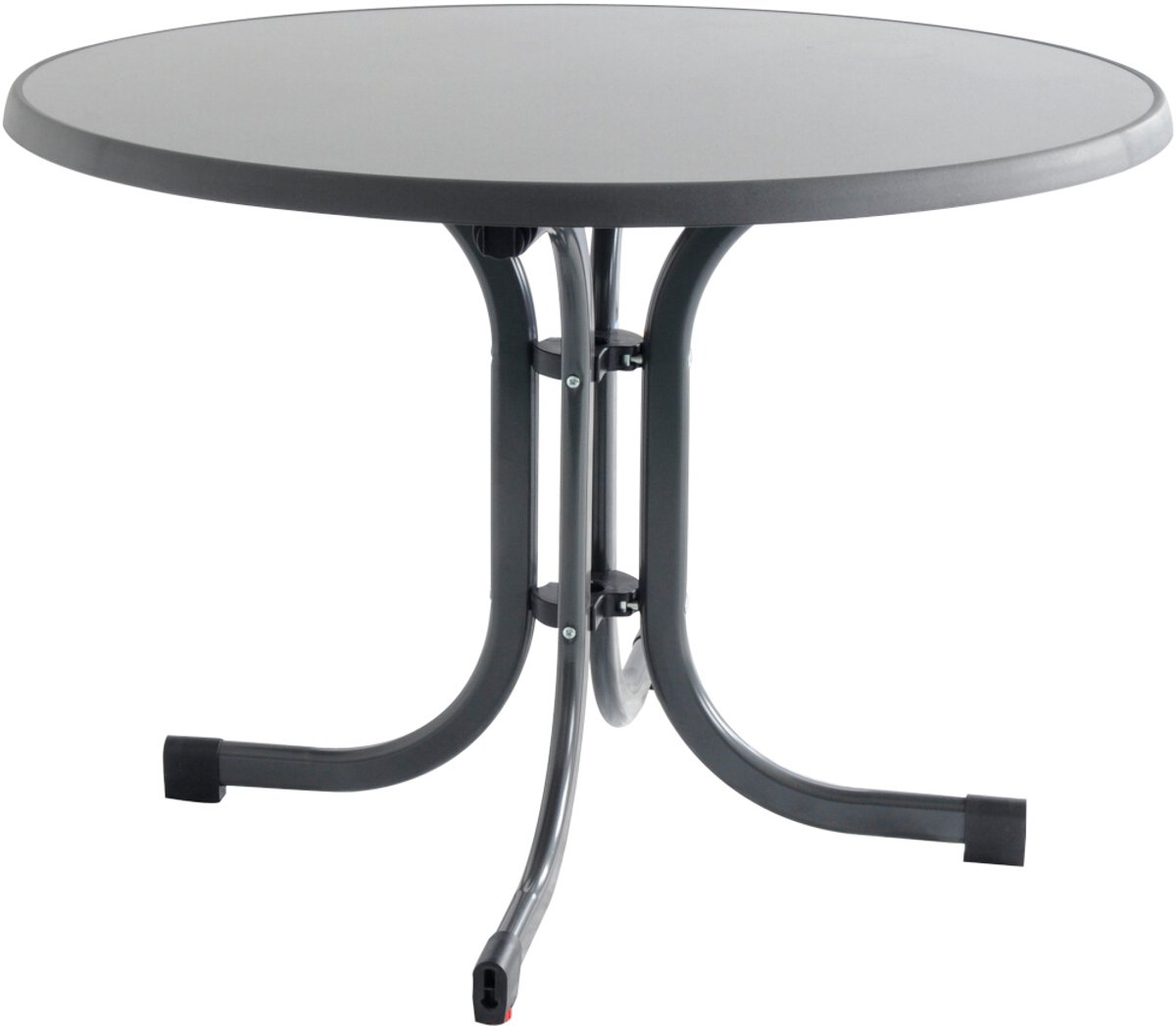 Siena Garden Klaptafel Paco Ø 100 mat-antraciet