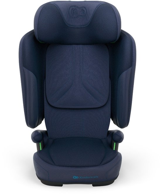 Kinderkraft UNITY 2 Autostoel - Voor kinderen van 100–150 cm (3,5–12 jaar) - Met ISOFIX, Slaapstand en SPS + H-GUARD - Opvouwbaar, Luchtcirculatiesysteem, Verwijderbare Bekleding - Marineblauw van Merkloos — afbeelding 2