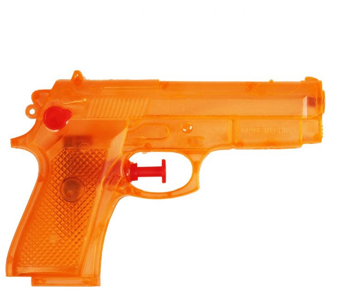 Waterpistool setje - 4x stuks - blauw en oranje - basic model - pistooltjes - 14 cm